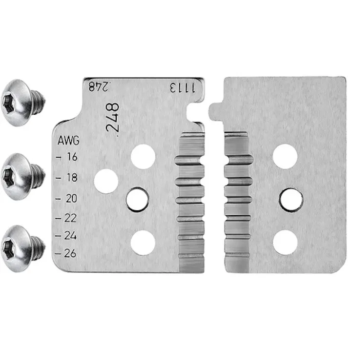 【CAINZ-DASH】KNIPEX社 【売切廃番】精密ワイヤーストリッパー1212-14用替刃 1219-14【別送品】