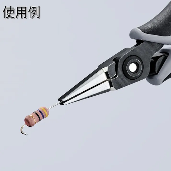 【CAINZ-DASH】KNIPEX社 ESD精密用プライヤー 平 130mm 3442-130ESD【別送品】