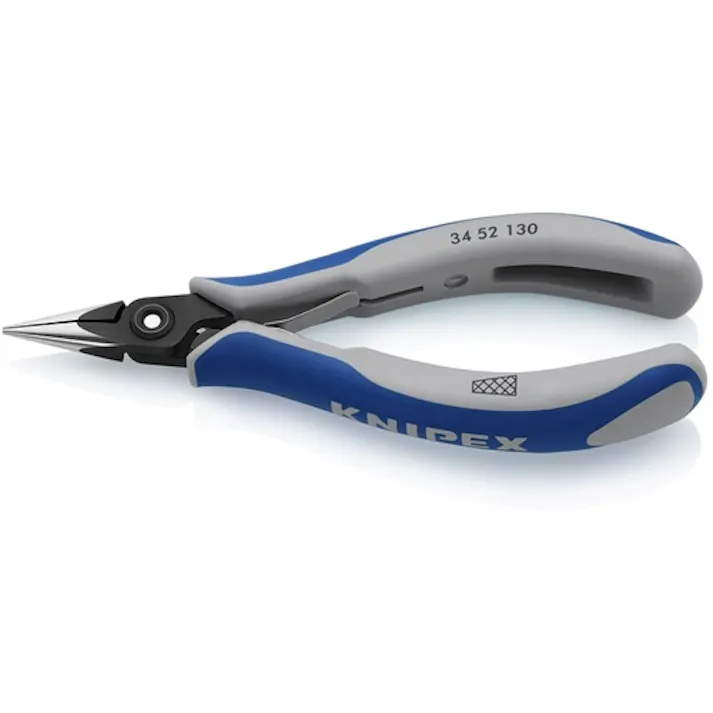 【CAINZ-DASH】KNIPEX社 精密用プライヤー 半丸 130mm 3452-130【別送品】