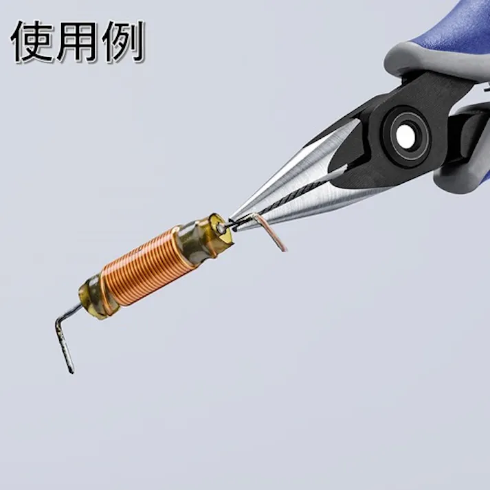 【CAINZ-DASH】KNIPEX社 精密用プライヤー 半丸 130mm 3452-130【別送品】