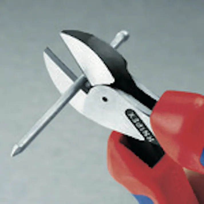 【CAINZ-DASH】KNIPEX社 コンパクトニッパー X-CUT クロムメッキ仕上げ 落下防止ハンドル 7305-160T BK【別送品】