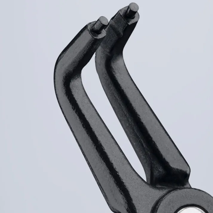 【CAINZ-DASH】KNIPEX社 穴用精密スナップリングプライヤ-90度 オープンリミッター付き 19-60mm 4841-J21【別送品】