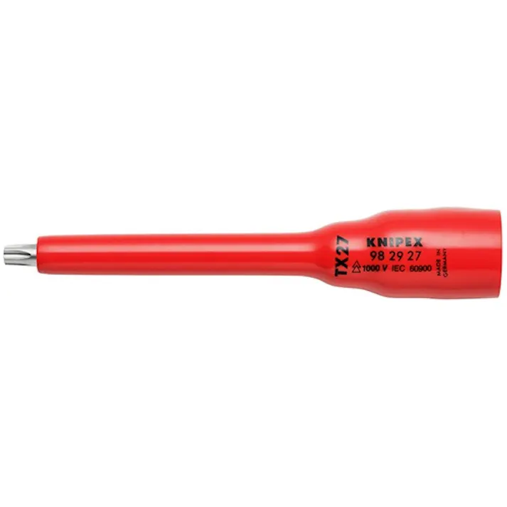 【CAINZ-DASH】KNIPEX社 1000V絶縁ソケットT×27 9829-27【別送品】