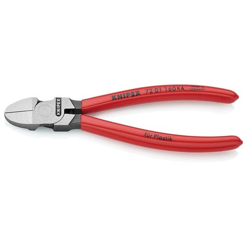 KNIPEX社 プラスチック用ニッパー ラウンドヘッド 160mm 7201-160KA ニッパ(プラスチック用) KNIPEX社 プラスチック用ニッパー ラウンドヘッド 160mm 7201-160KA ニッパ(プラスチック用)