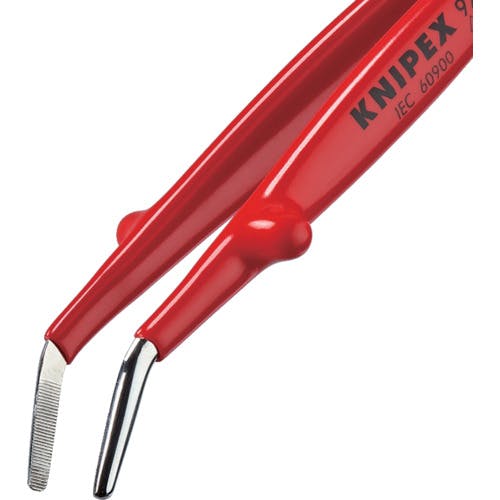 肌触りがいい CAINZ-DASH】KNIPEX社 絶縁汎用ピンセット 130MM 接着・接合工具