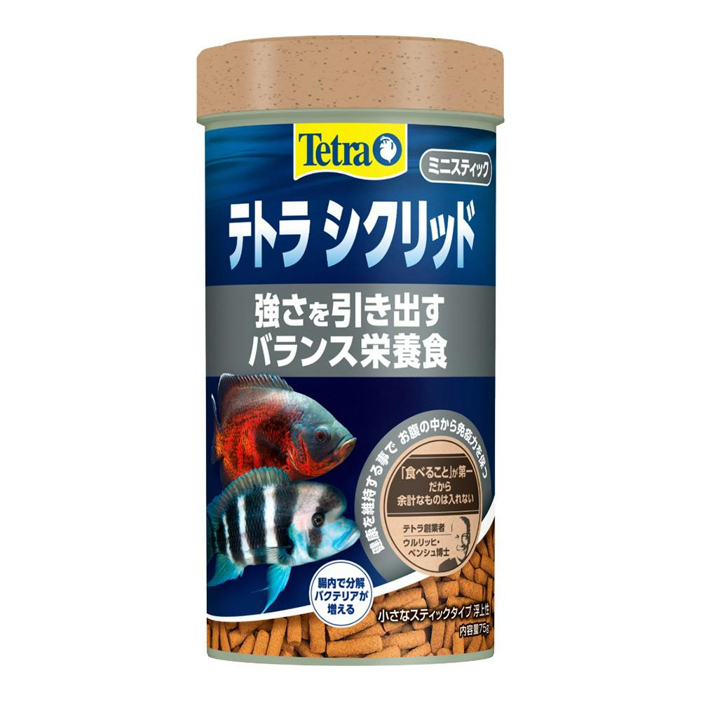テトラ シクリッドミニスティック 75g 熱帯魚のえさ テトラ シクリッドミニスティック 75g 熱帯魚のえさ