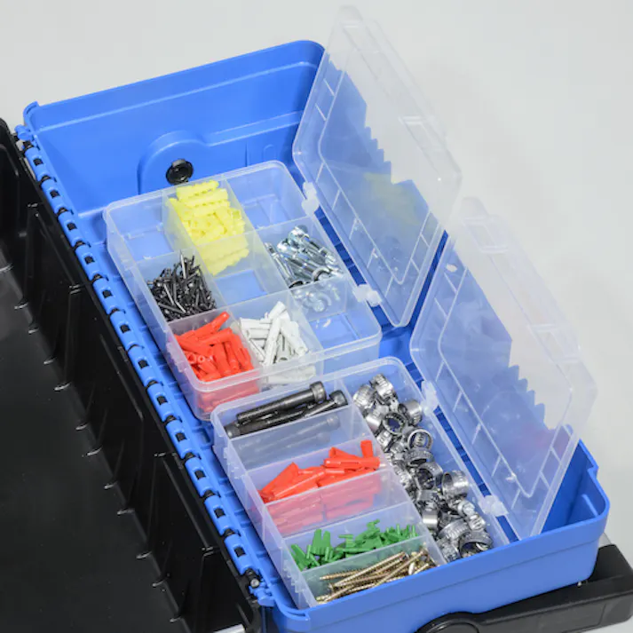 【CAINZ-DASH】allit社 ツールボックス McPlus ProAlu 475X255X215mm パーツケース2個付 457031【別送品】