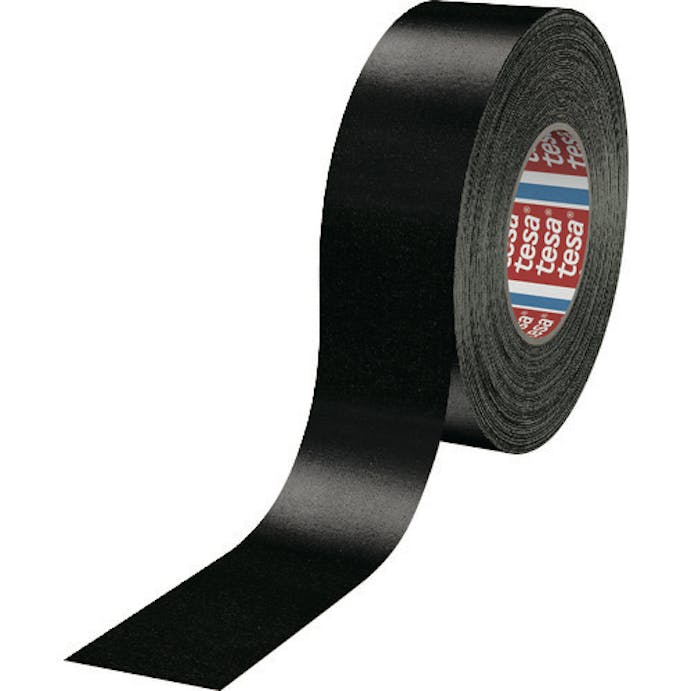 【CAINZ-DASH】テサテープ 補修用布テープ　黒　５０ｍｍｘ２５ｍ 4651-50-25-B【別送品】