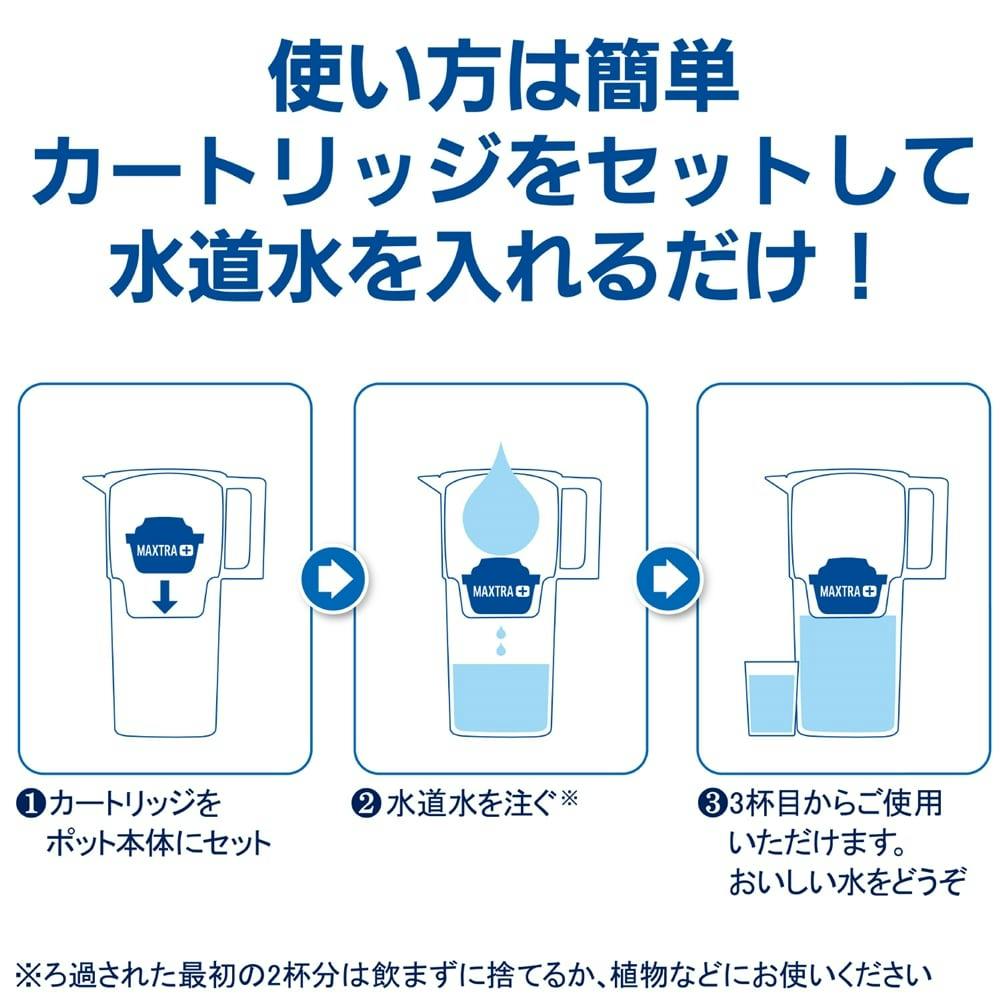 Brita ブリタ ポット型浄水器 リクエリ マクストラプラスカートリッジ1個付き ホームセンター通販 カインズ