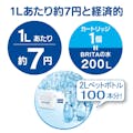 BRITA ブリタ ポット型浄水器 リクエリ マクストラプラスカートリッジ1個付き(販売終了)