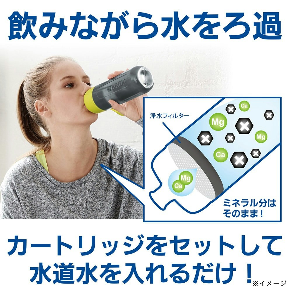 BRITA ブリタ ボトル型浄水器アクティブピンク｜ホームセンター通販【カインズ】