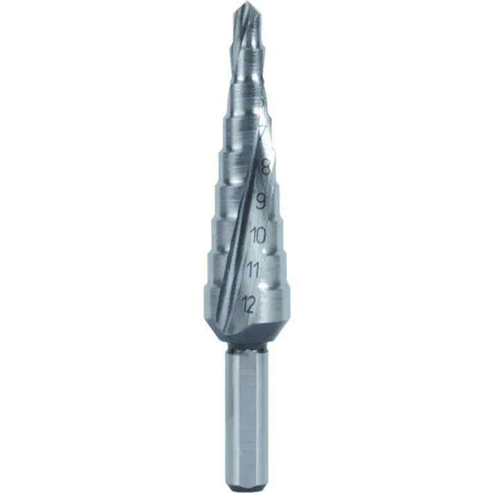 【CAINZ-DASH】RUKO社 2枚刃スパイラルステップドリル 12mm コバルトハイス 101050-9E【別送品】