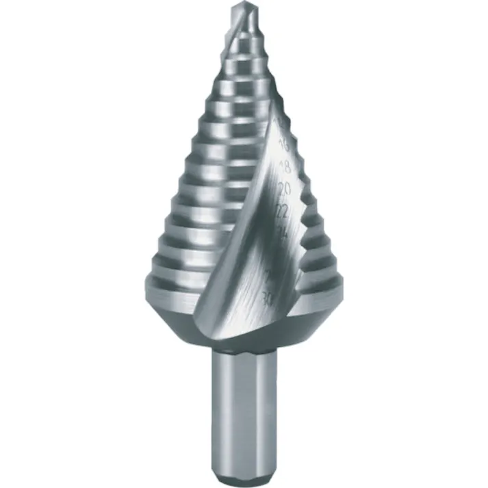 【CAINZ-DASH】RUKO社 2枚刃スパイラルステップドリル 30mm ハイス 短尺 101-063【別送品】