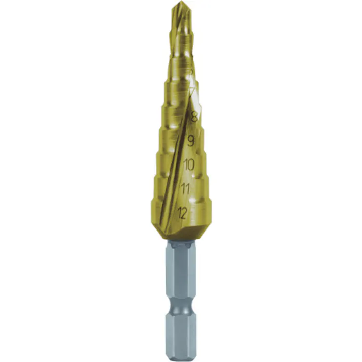 【CAINZ-DASH】RUKO社 2枚刃スパイラルステップドリル(六角軸タイプ) 20mm チタン 101051TH【別送品】