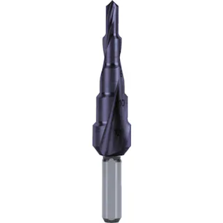 【CAINZ-DASH】RUKO社 2枚刃スパイラルステップドリル 12mm チタンアルミニウム 101050-5F【別送品】