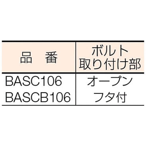 CAINZ-DASH】ベッセイ社 クランプＢＡＳＣ型 開き１００ｍｍ BASC106