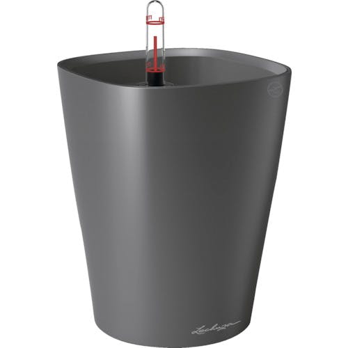 geobra社 底面給水プランター デルティーニ 土容量1.2L チャコール 14903 プランター geobra社 底面給水プランター デルティーニ 土容量1.2L チャコール 14903 プランター