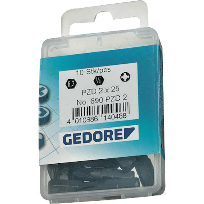 【CAINZ-DASH】ゲドレー社 スクリュードライバービット 687TX 1/4 T40 10本入 6542990【別送品】