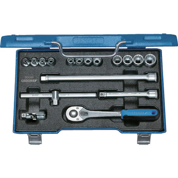 【CAINZ-DASH】ゲドレー社 【売切廃番】 ソケットセット 3/8 D30GMU‐3 6240200【別送品】
