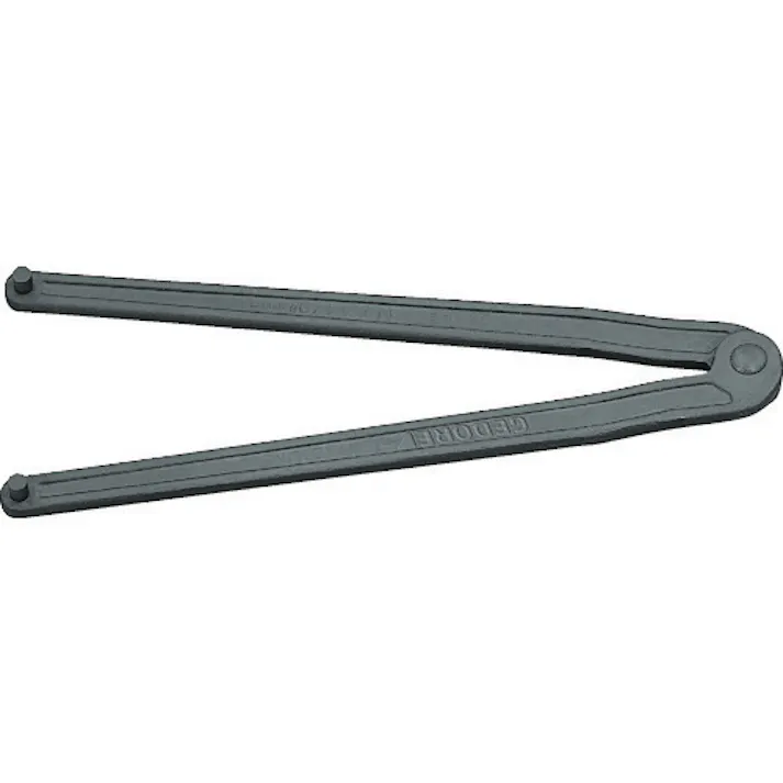 【CAINZ-DASH】ゲドレー社 アジャスタブルピンスパナ ピン径3mm 最大口開き100mm 6354480【別送品】