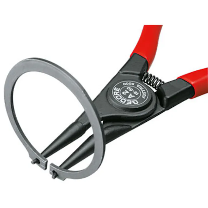 【CAINZ-DASH】ゲドレー社 スナップリングプライヤー 軸用直型 8000A 40-100mm 6701620【別送品】