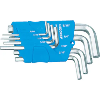 【CAINZ-DASH】ゲドレー社 六角棒レンチセット 8本組(インチタイプ) H42‐88A 1505424【別送品】