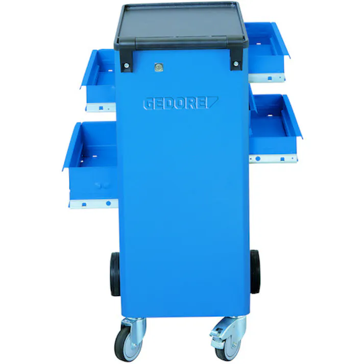 【CAINZ-DASH】ゲドレー社 ツールトロリー 引出6段 75x4 120x1 210x1 9018140【別送品】