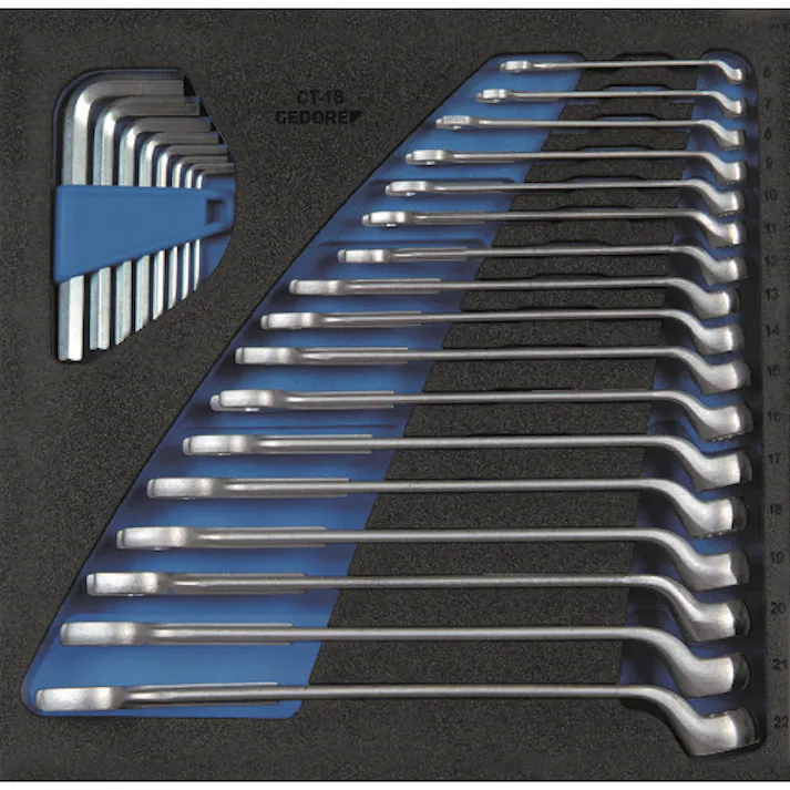 【CAINZ-DASH】ゲドレー社 オフセットコンビスパナセット 1500CT2‐1B 2308819【別送品】