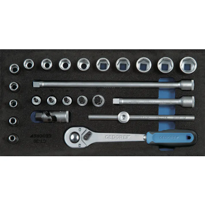 【CAINZ-DASH】ゲドレー社 ソケットレンチセット3/8 1500CT1‐30 2308975【別送品】