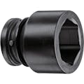 【CAINZ-DASH】ゲドレー社 インパクト用ソケット（６角）　１　Ｋ２１Ｓ　５５ｍｍ 2734591【別送品】