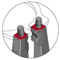 【CAINZ-DASH】ゲドレー社 面接触スナップリングプライヤー　穴用曲型　８０００　ＪＥ０１　８‐１３ｍｍ 2930811【別送品】