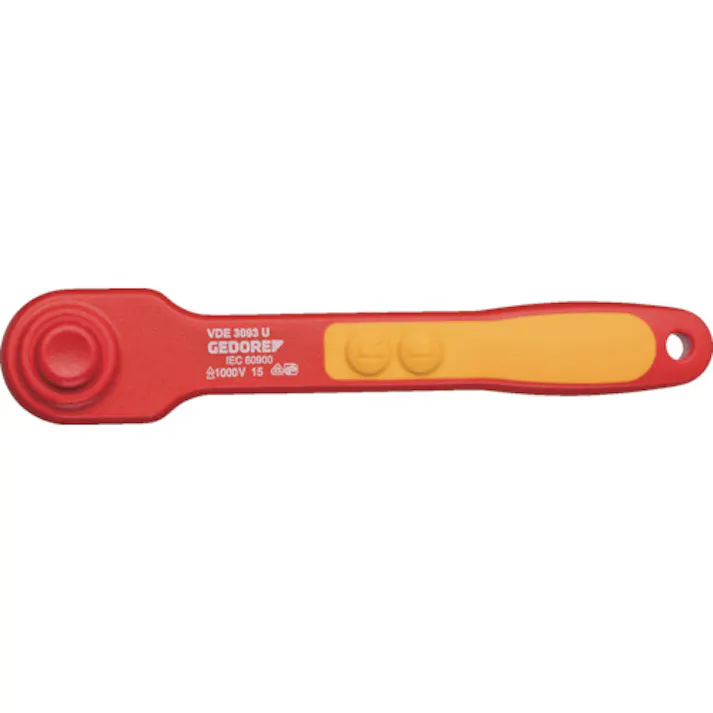 【CAINZ-DASH】ゲドレー社 絶縁ラチェットハンドル 差込角9.5mm 2946599【別送品】