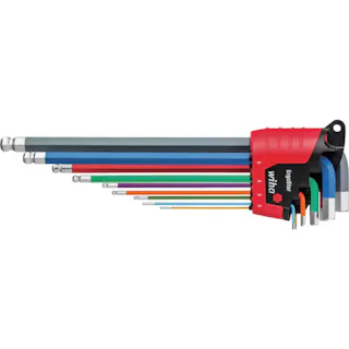 【CAINZ-DASH】wiha社 エルゴスター 蛍光色BP六角レンチセット 9本組 369E9F【別送品】