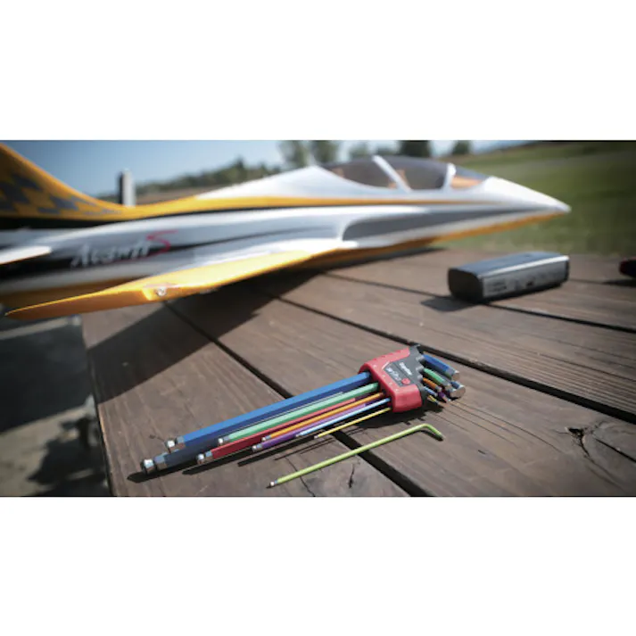 【CAINZ-DASH】wiha社 蛍光色 ボールポイント 六角レンチ 8.0mm 青 369080F【別送品】