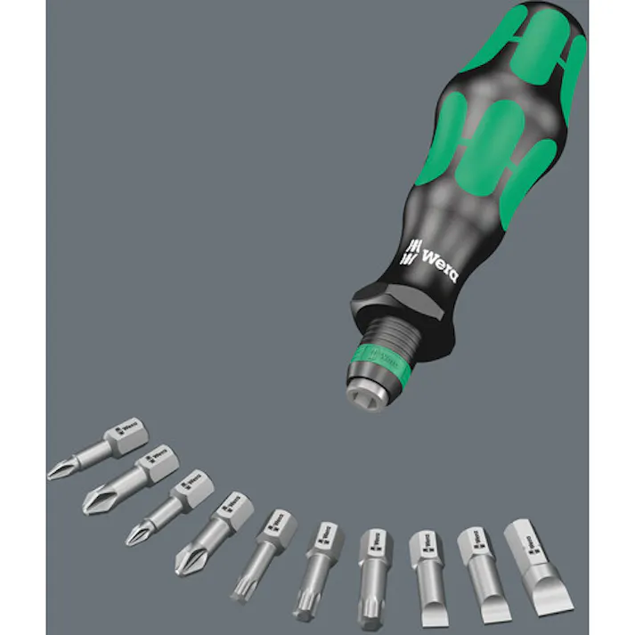 【CAINZ-DASH】Wera社 クラフトフォームコンパクト10 ドライバービットセット 056653【別送品】