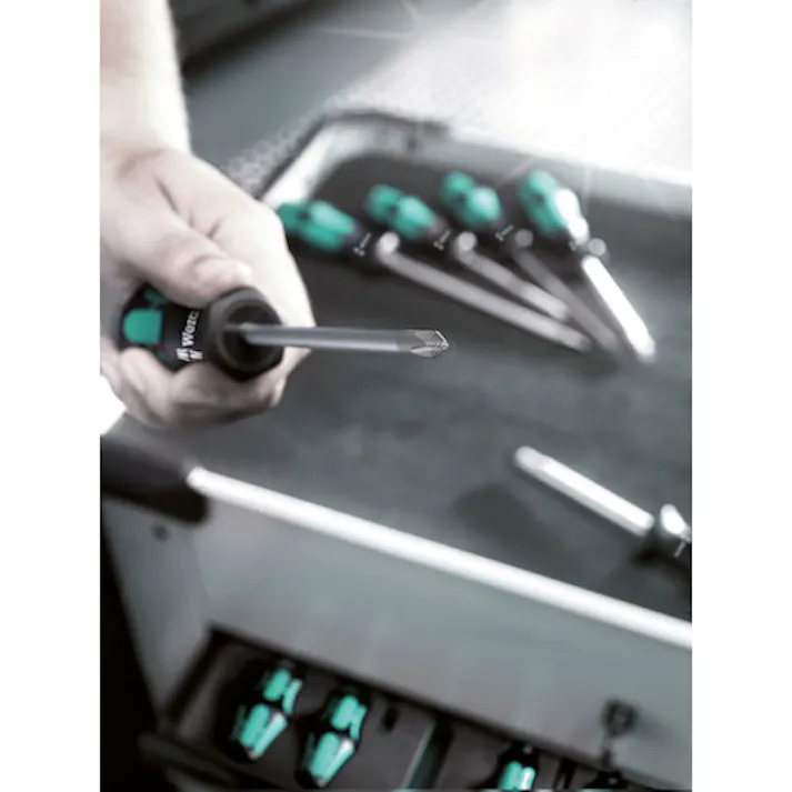 【CAINZ-DASH】Wera社 マイナスドライバー クラフトフォーム 334SK 刃先7.0 軸長125mm 007675【別送品】