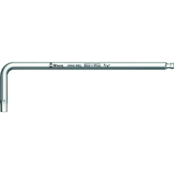 【CAINZ-DASH】Wera社 ボールポイント六角棒レンチ 3950 ステンレスヘックスキー 対辺寸法1/8インチ 022712【別送品】