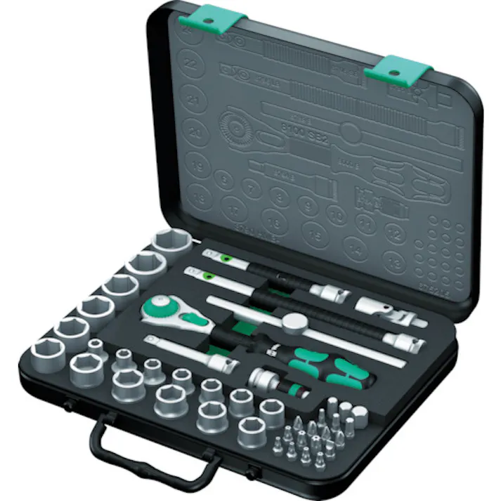 【CAINZ-DASH】Wera社 8100SB2 サイクロップラチェットセット 3/8 003594【別送品】