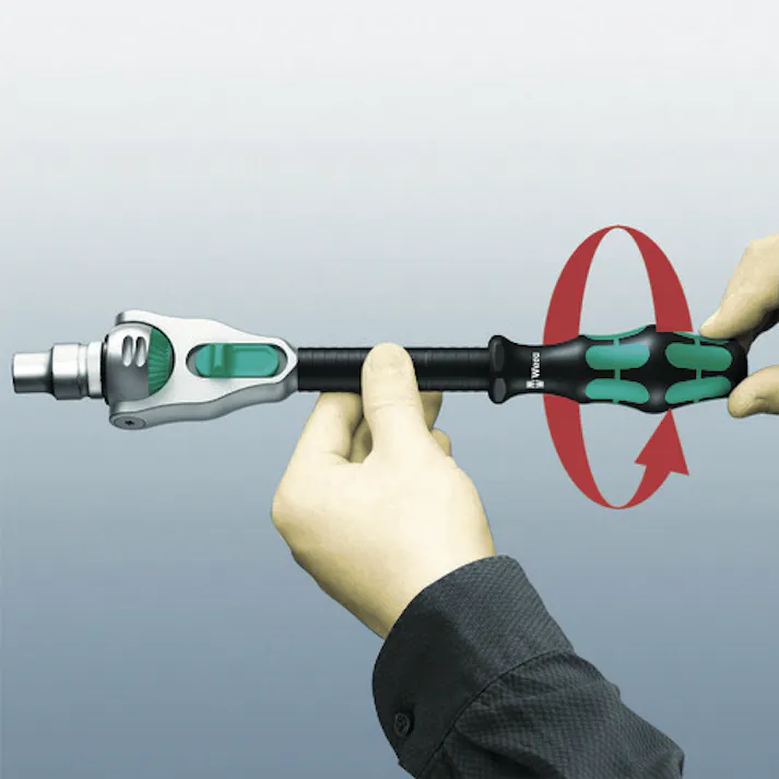 【CAINZ-DASH】Wera社 サイクロップラチェットセット(ソフトケースタイプ) 051045【別送品】