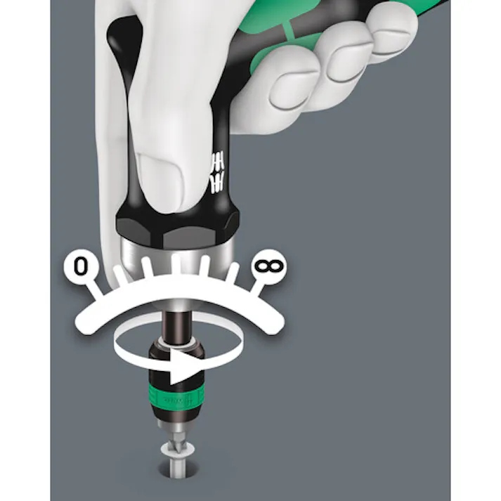 【CAINZ-DASH】Wera社 7400 トルクビットフォルダー 4.0~8.8Nm 074728【別送品】