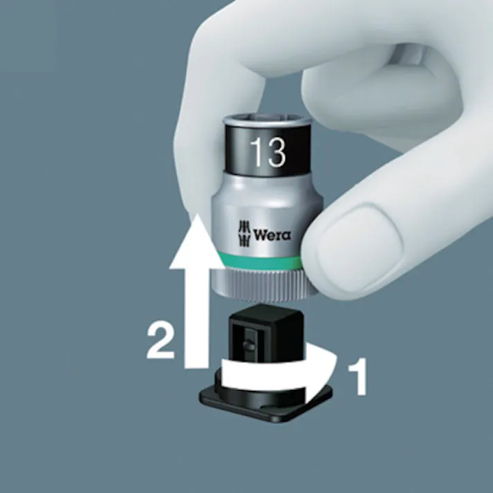 【CAINZ-DASH】Wera社 8790 HMC HFソケット 1/2 10点セット 004203【別送品】