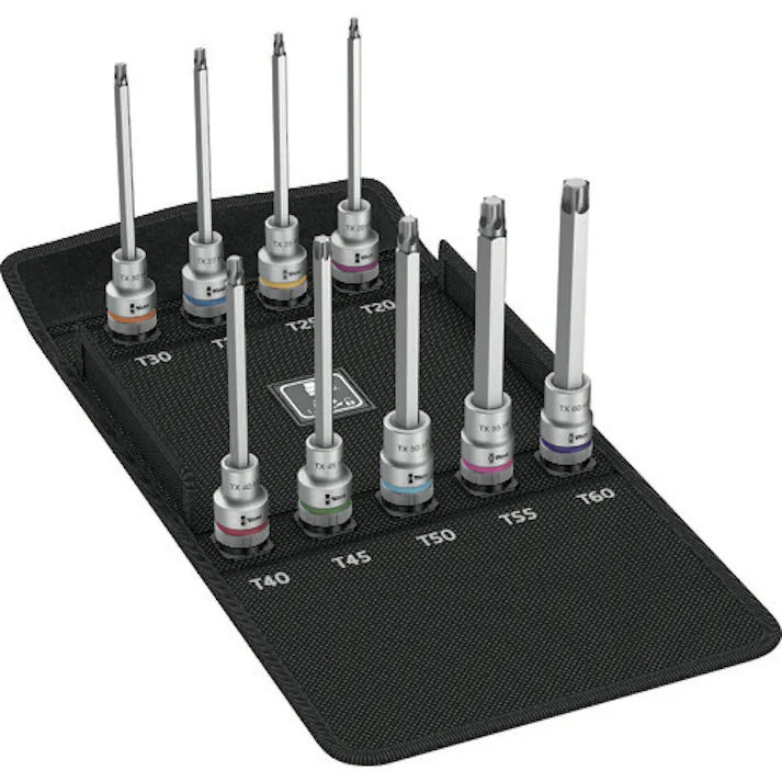 【CAINZ-DASH】Wera社 8767 C HF 1/2 トルクス9点セット 004212【別送品】