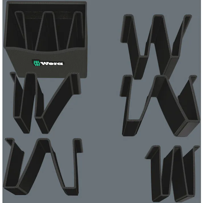 【CAINZ-DASH】Wera社 2GO 絶縁ドライバーセット 持ち手付バッグ入り 11本 004310【別送品】