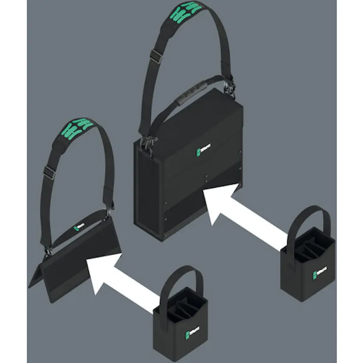 【CAINZ-DASH】Wera社 2GO 絶縁ドライバーセット 持ち手付バッグ入り 11本 004310【別送品】