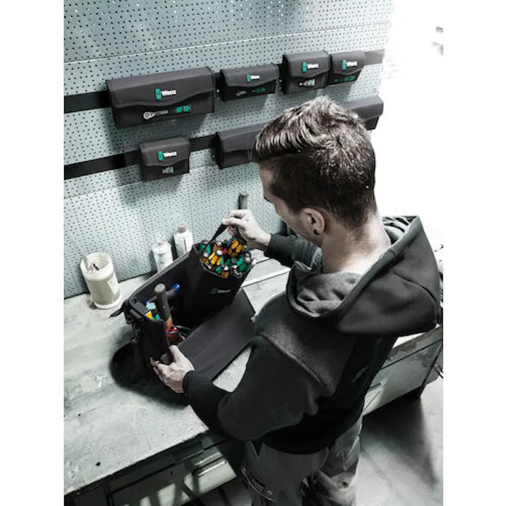 【CAINZ-DASH】Wera社 2GO ドライバーセット 持ち手付バッグ入り 11本 004313【別送品】