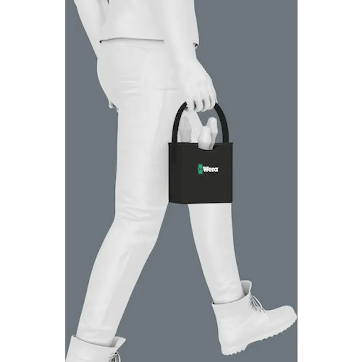 【CAINZ-DASH】Wera社 2GO ドライバーセット 持ち手付バッグ入り 11本 004313【別送品】