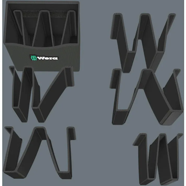 【CAINZ-DASH】Wera社 2GO ドライバーセット 持ち手付バッグ入り 11本 004313【別送品】