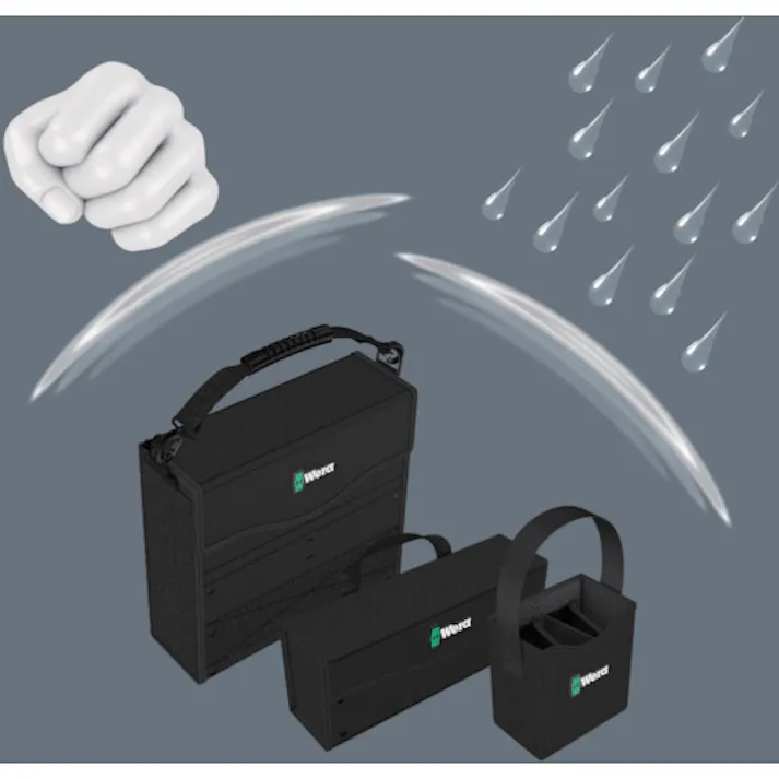 【CAINZ-DASH】Wera社 2GO ツールバッグ 3点セット 004351【別送品】