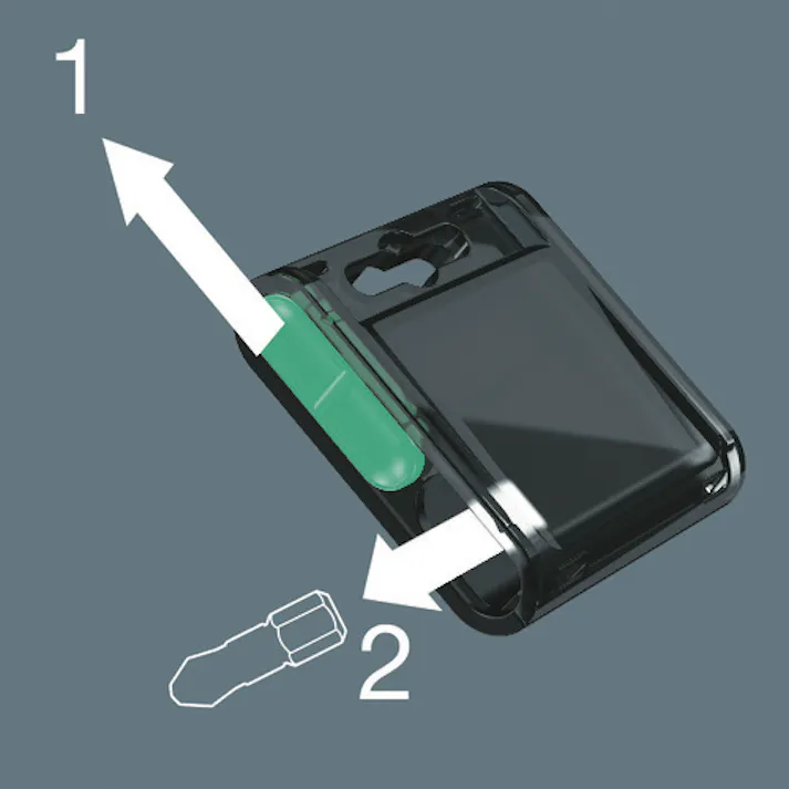 【CAINZ-DASH】Wera社 851/1 インパクター ダイヤモンドビットボックスセット PH2 1 057752【別送品】