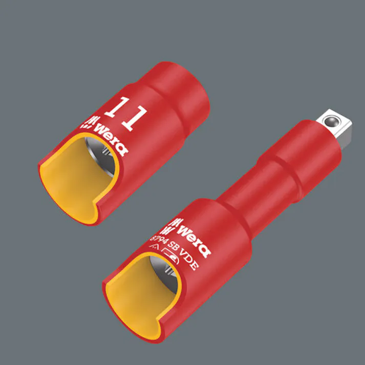 【CAINZ-DASH】Wera社 8790HMB 絶縁ソケット3/8 対辺17mm 004961【別送品】